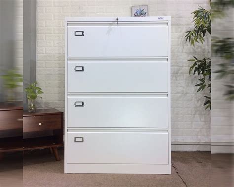 bottom 4 drawers steel cabinet|lateral filing cabinet 4 drawers.